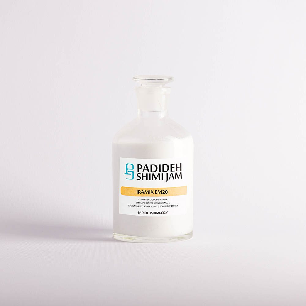 اتیلن گلیکول دی استئارات 20% (EGDS)، اتیلن گلیکول مونو استئارات (EGMS)، کوکونات فتی اسید مونو اتانول آمید(CFAMEA) و سدیم لوریل اتر سولفات (SLES)