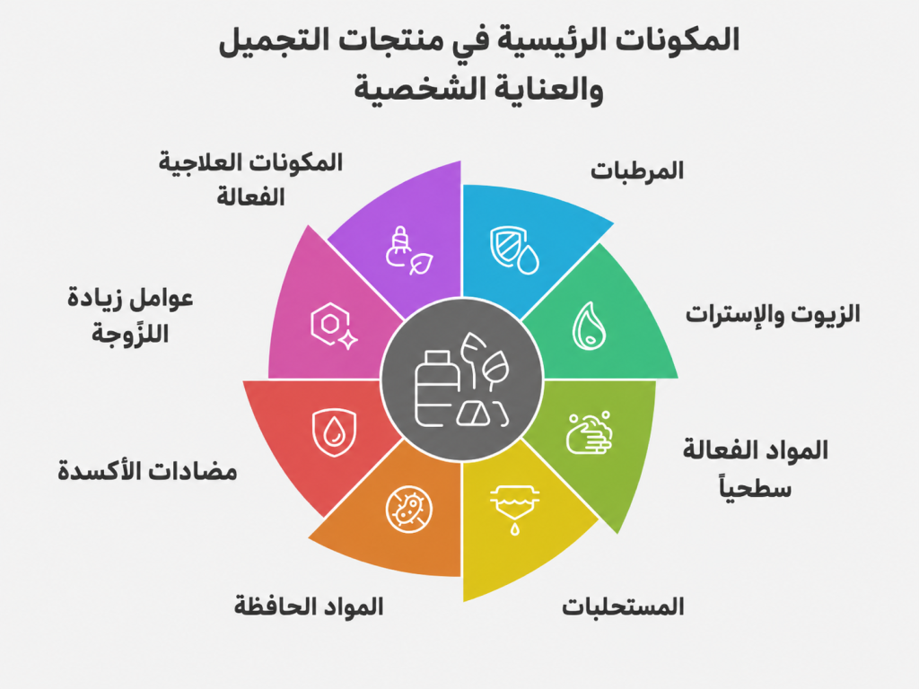 مكونات المواد الخام لمستحضرات التجميل
